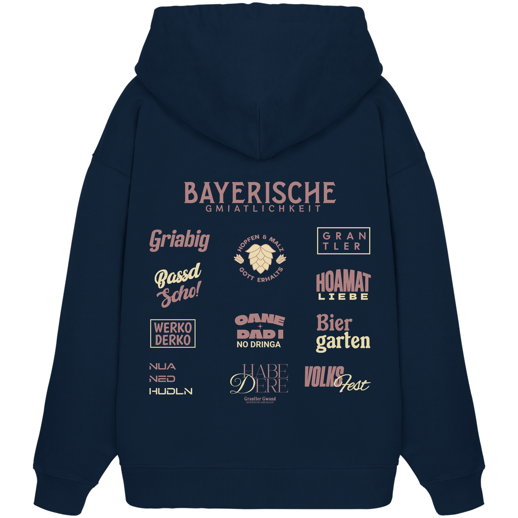 Bayerische Gmiatlichkeit - Oversize Hoodie