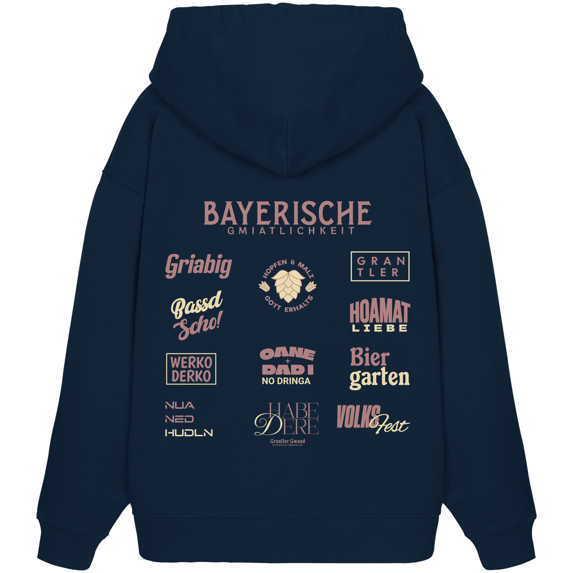 Bayerische Gmiatlichkeit - Oversize Hoodie