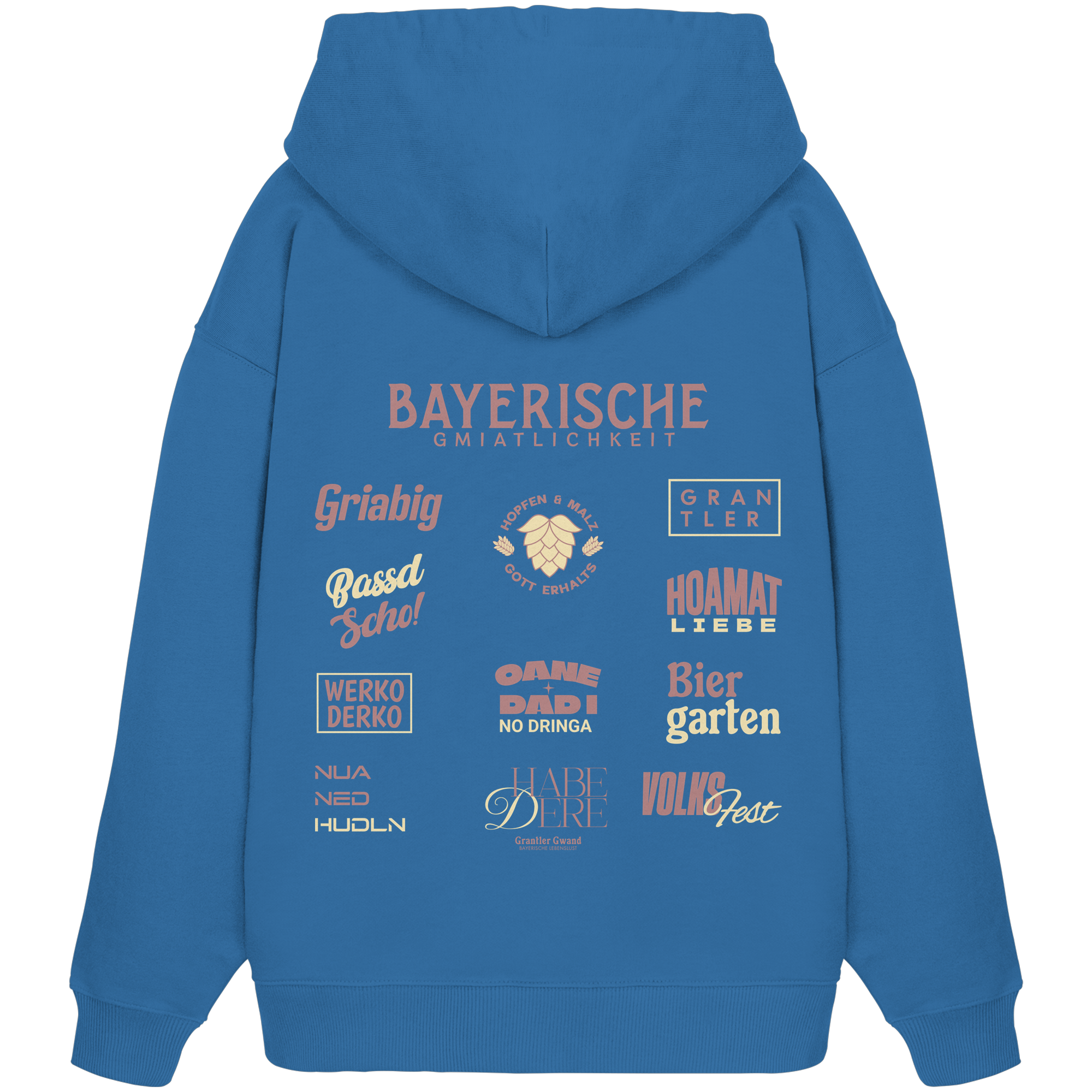 Bayerische Gmiatlichkeit - Oversize Hoodie