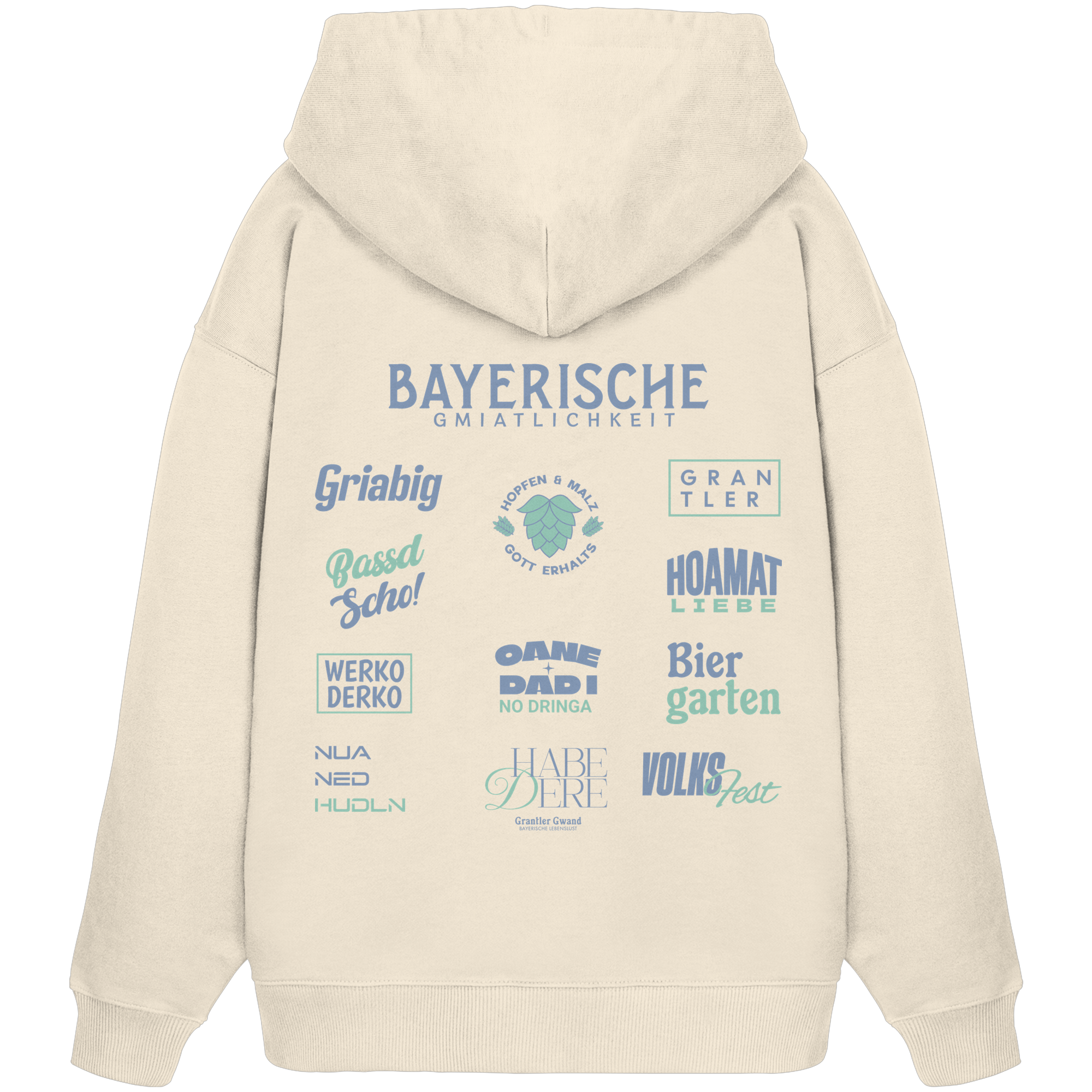 Bayerische Gmiatlichkeit - Oversize Hoodie
