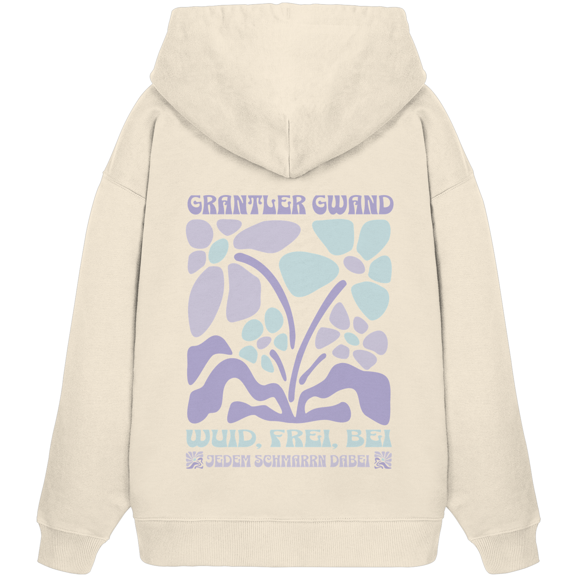 Wuid Frei Bei jedem Schmarrn dabei - Organic Oversize Hoodie