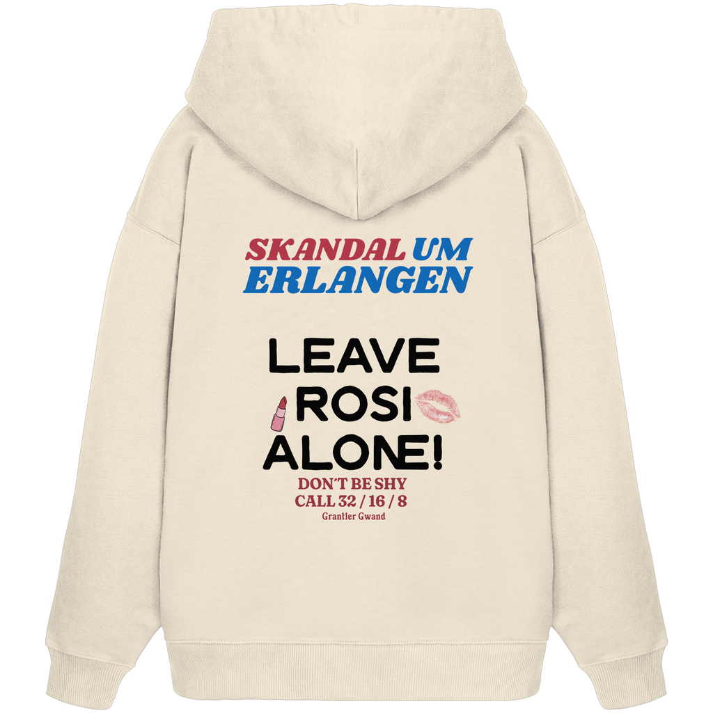 Skandal um Erlangen - helle Variante - Backprint - Oversize Hoodie