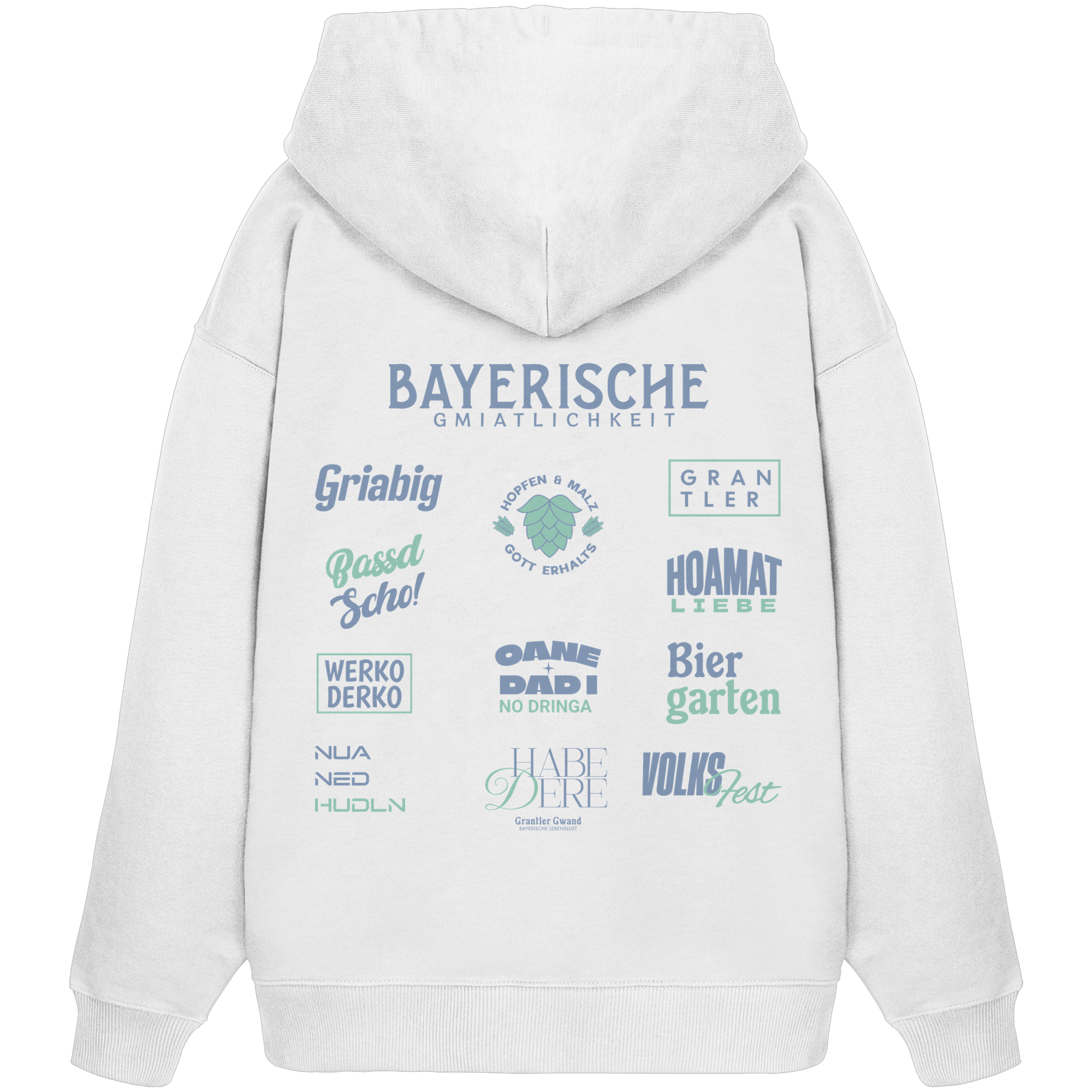 Bayerische Gmiatlichkeit - Oversize Hoodie