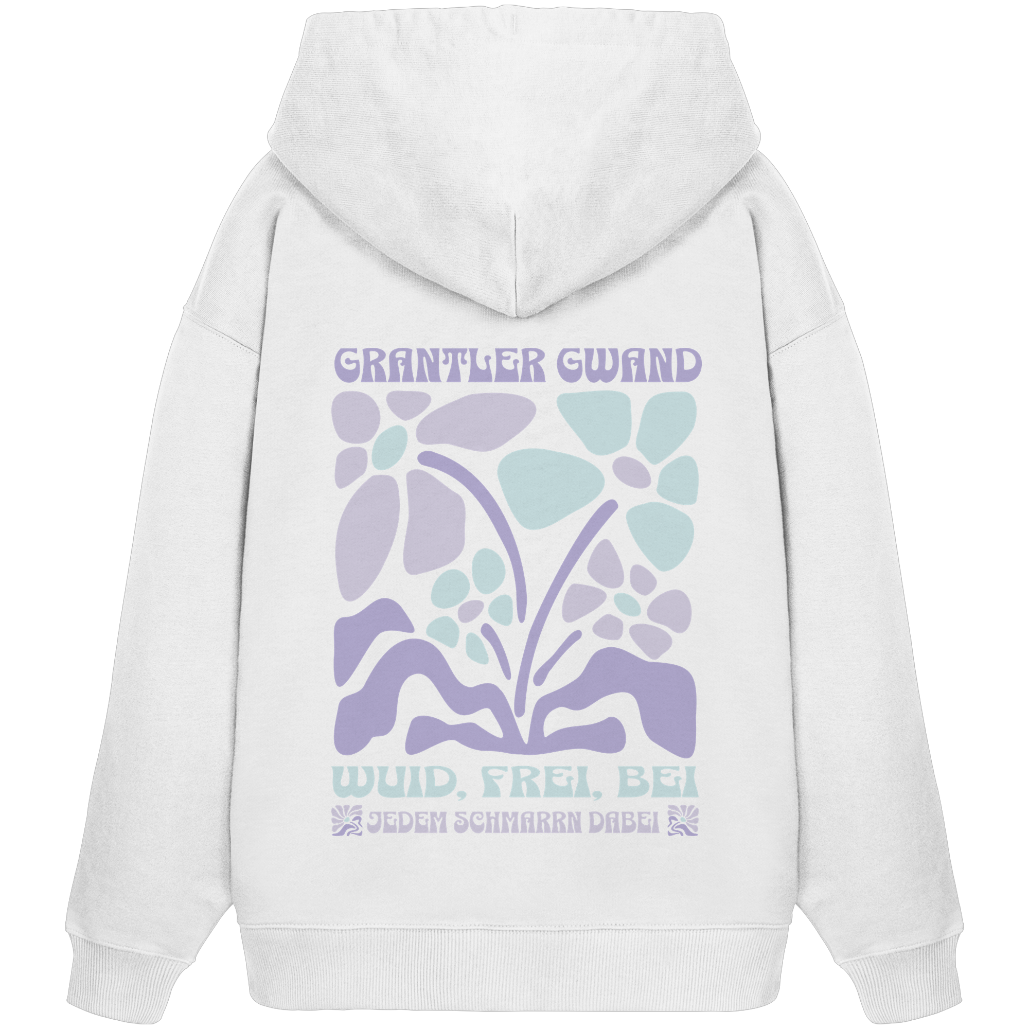 Wuid Frei Bei jedem Schmarrn dabei - Organic Oversize Hoodie
