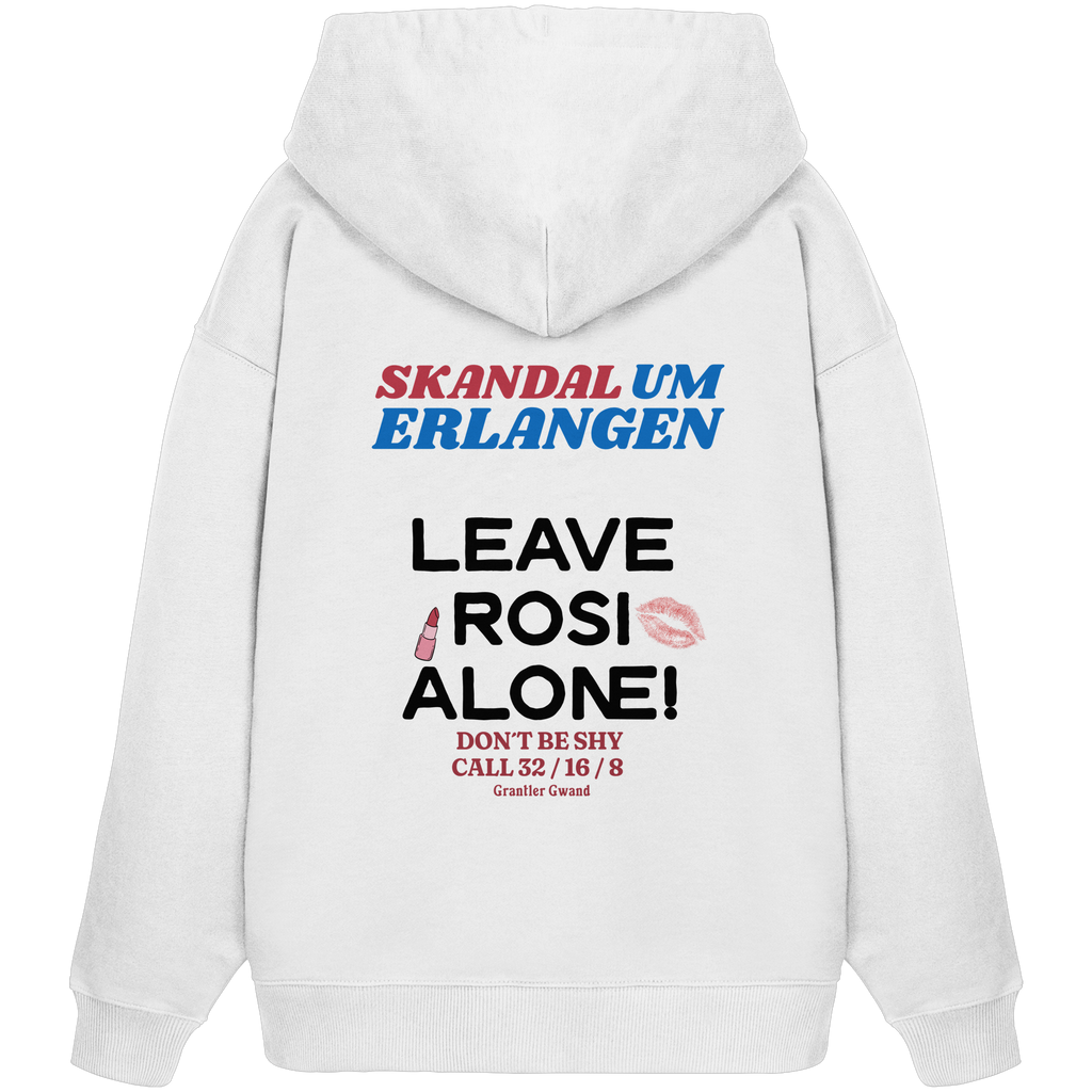 Skandal um Erlangen - helle Variante - Backprint - Oversize Hoodie