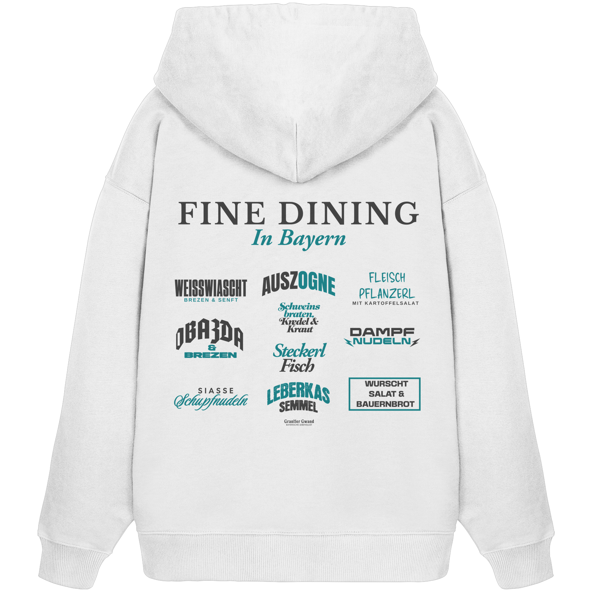 Fine Dining in Bayern - Organic Oversize Hoodie