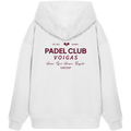 Padel Club - rote Variante - Backprint - Oversize Hoodie