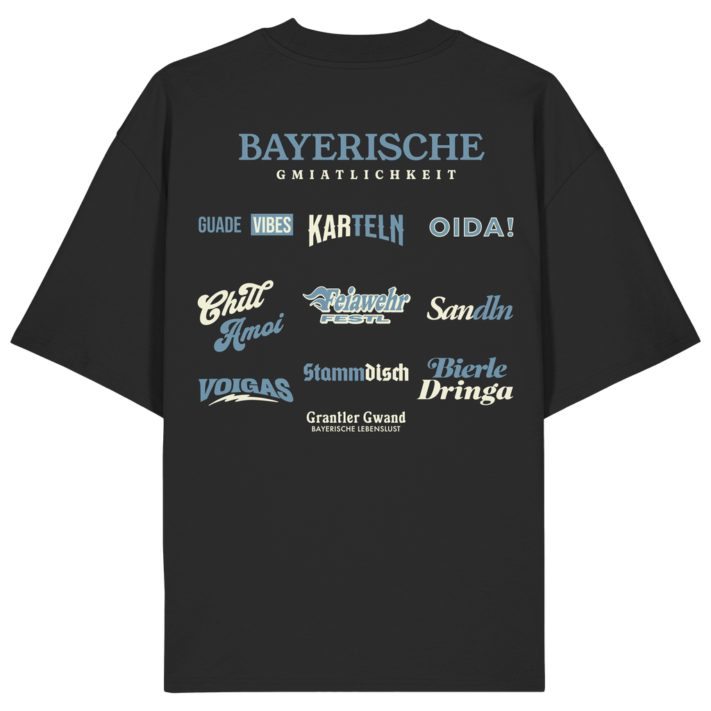 Bayerische Gmiatlichkeit - Oversize Shirt