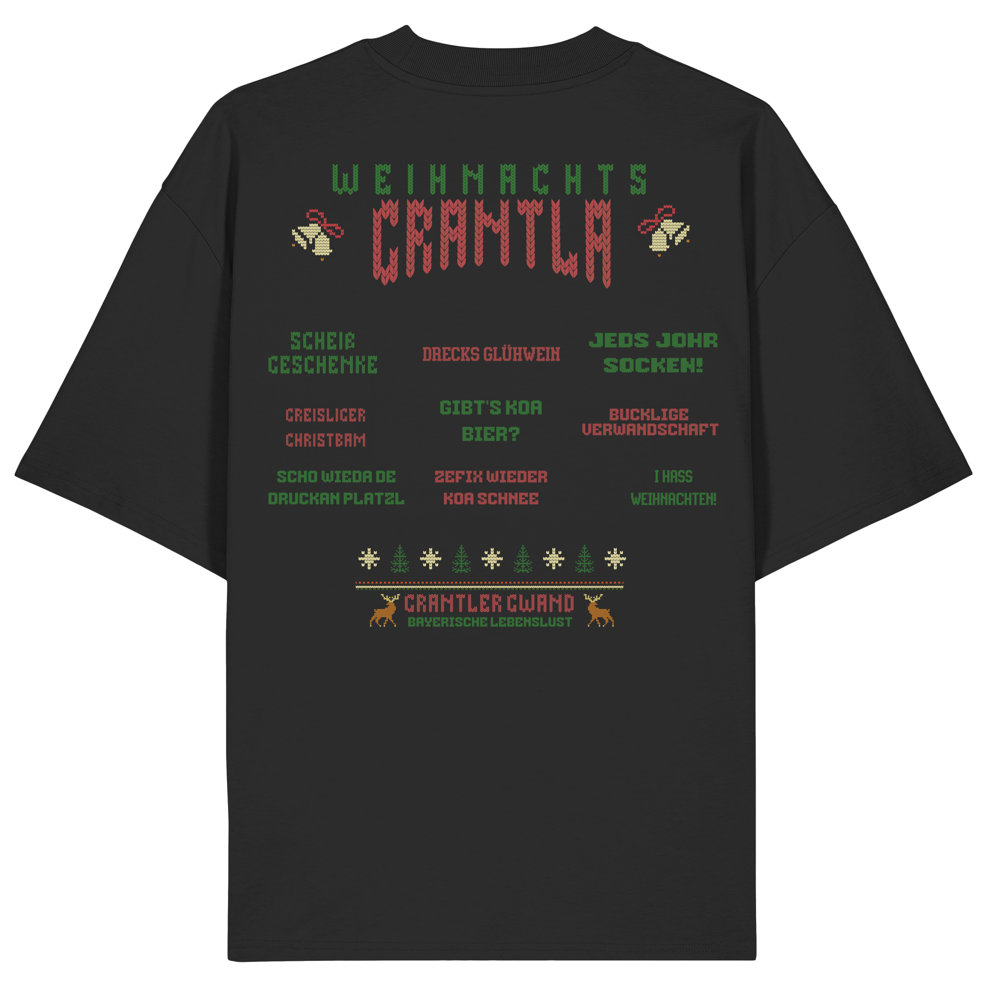 Weihnachts Grantla - Oversize Shirt