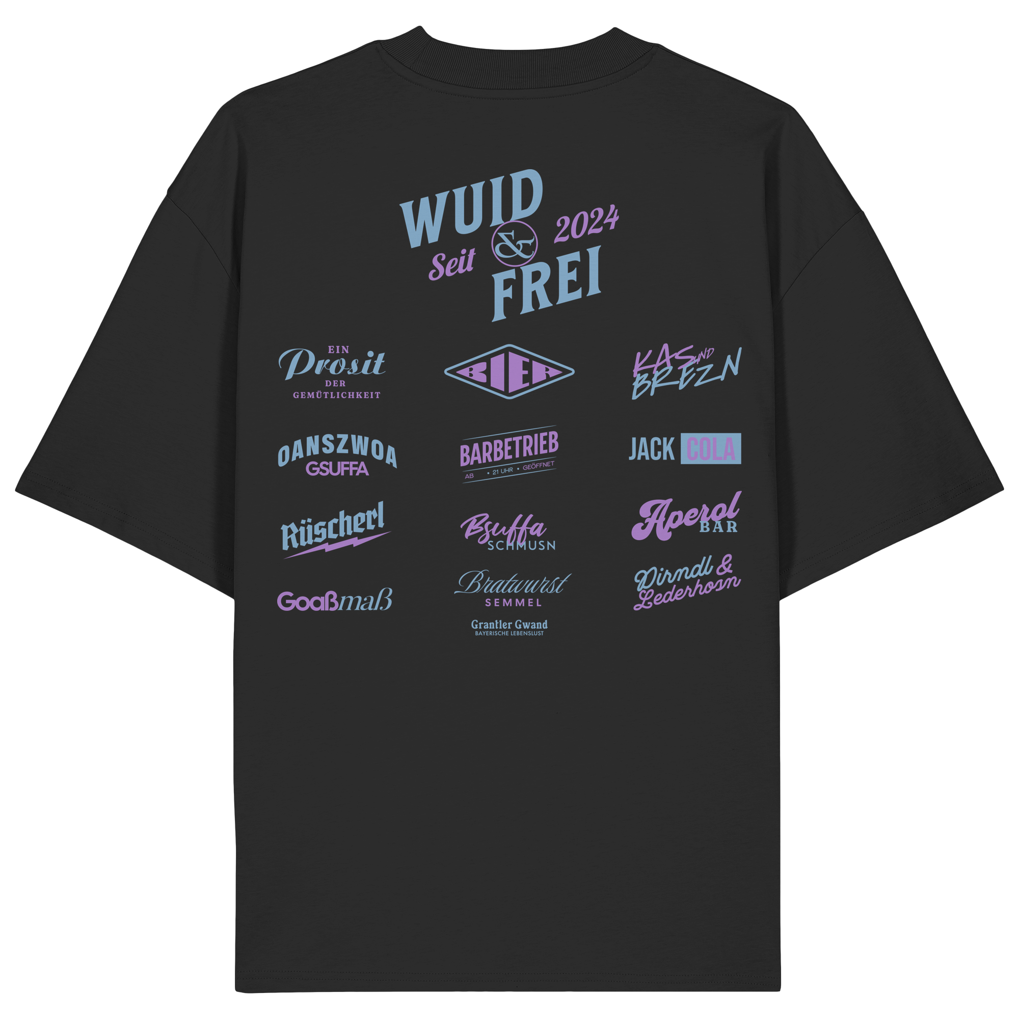 Wuid Und Frei - Oversize Shirt