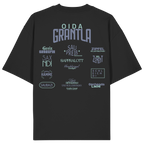 Oida Grantla - grüne Variante - Backprint - Oversize Shirt