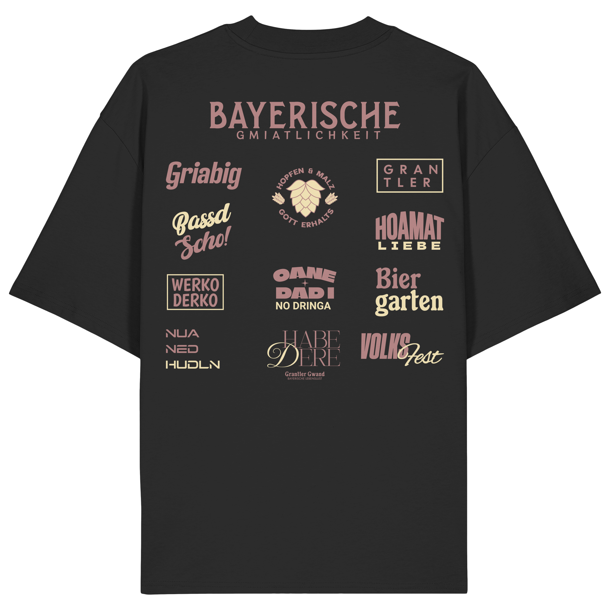 Bayerische Gmiatlichkeit - Oversize Shirt