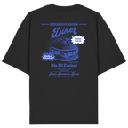 Resis Bavarian Diner - blaue Variante - Backprint - Oversize Shirt