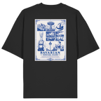 Bavarian Social Club - blaue Variante - Backprint - Oversize Shirt