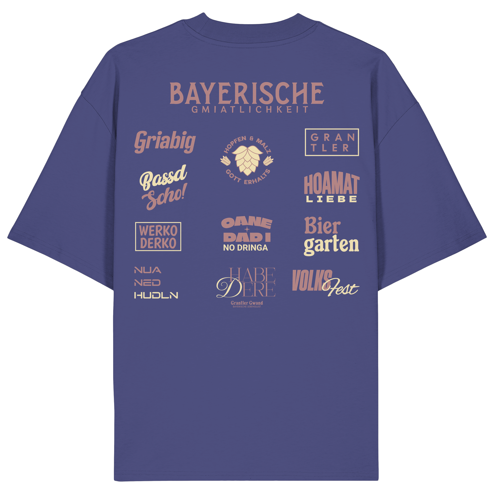 Bayerische Gmiatlichkeit - Oversize Shirt
