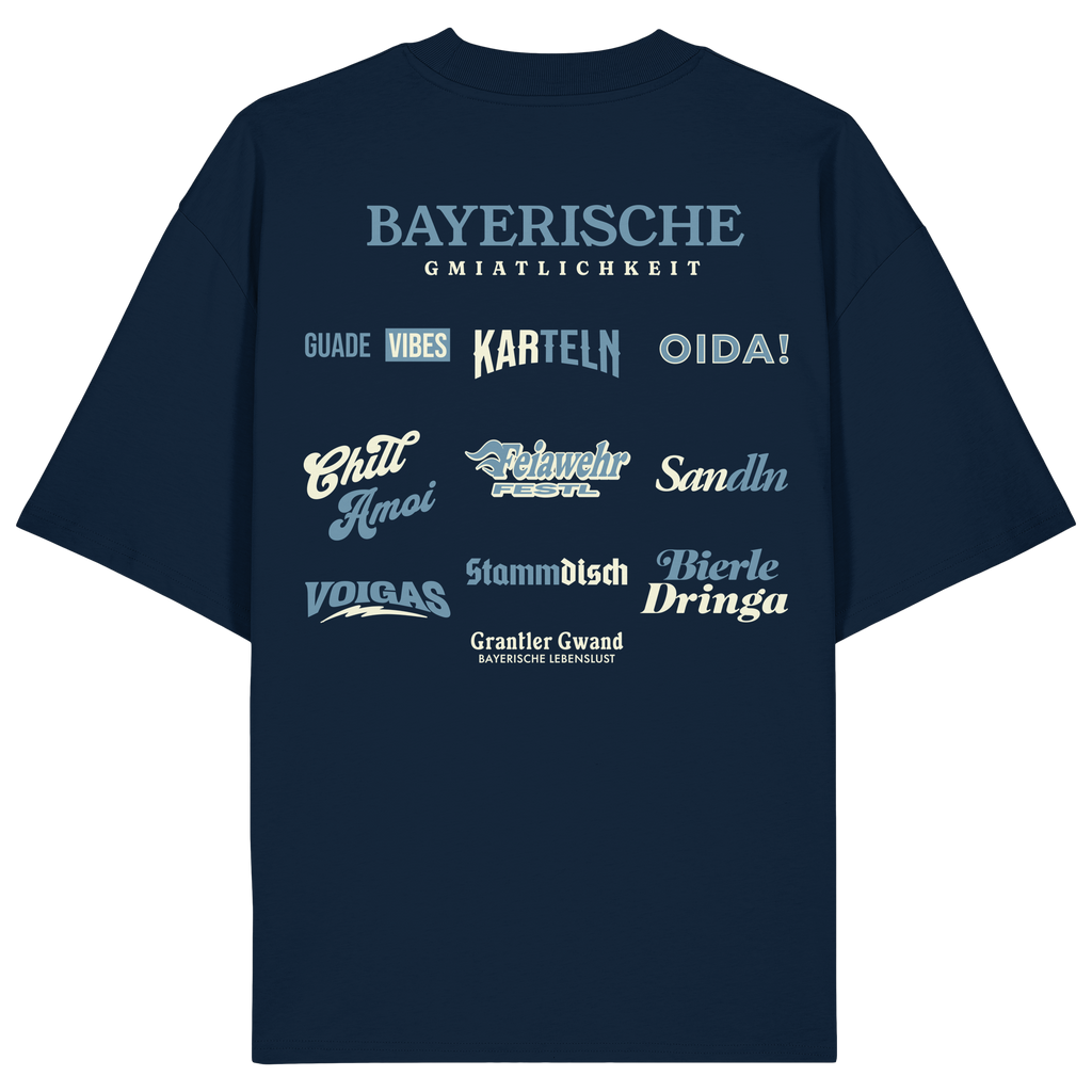 Bayerische Gmiatlichkeit - Oversize Shirt