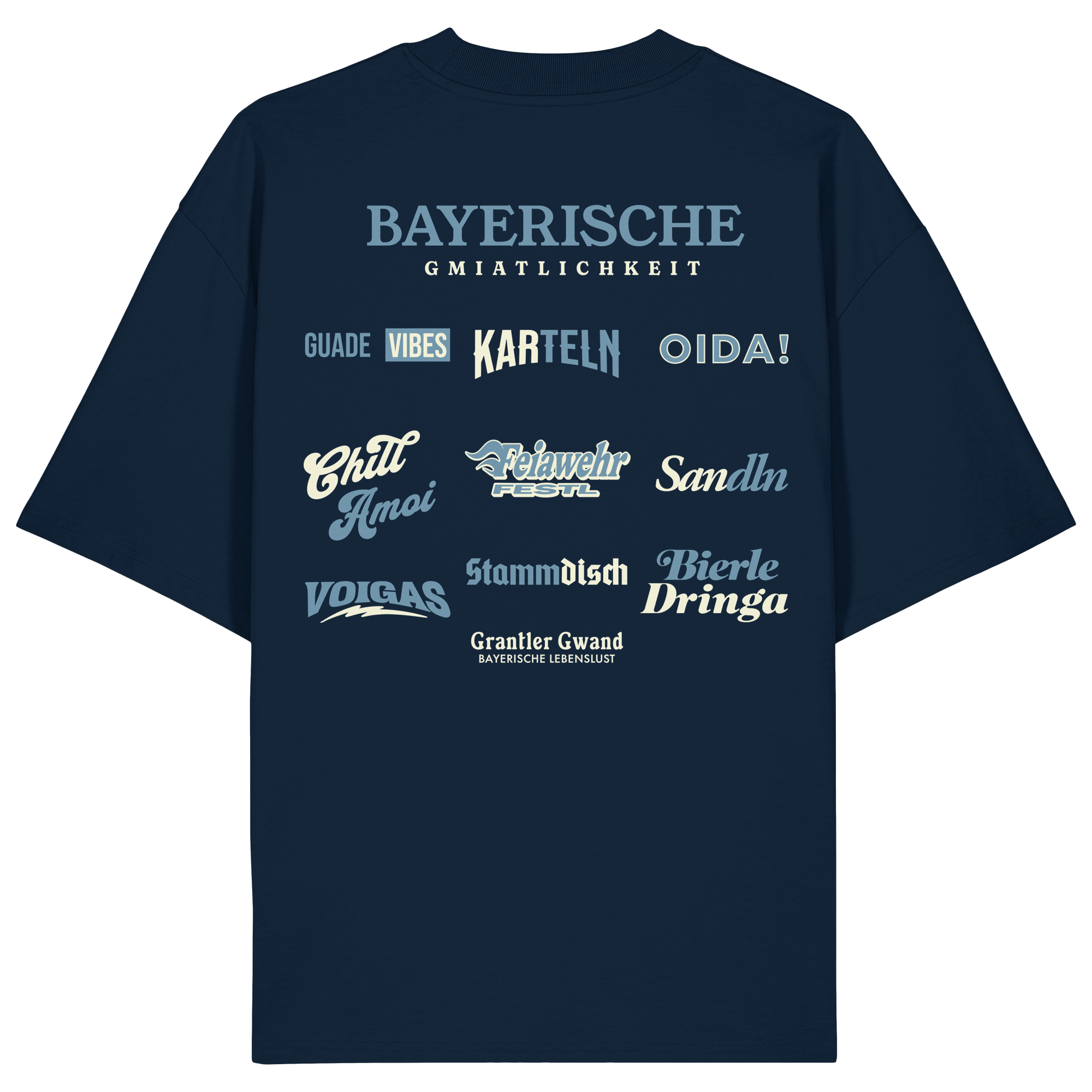 Bayerische Gmiatlichkeit - Oversize Shirt