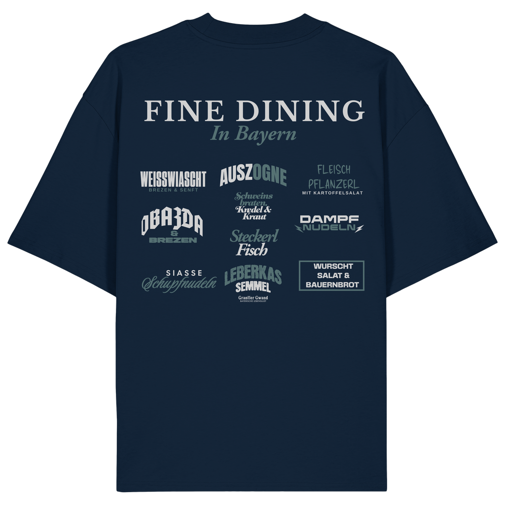 Fine Dining in Bayern - Oversize Shirt