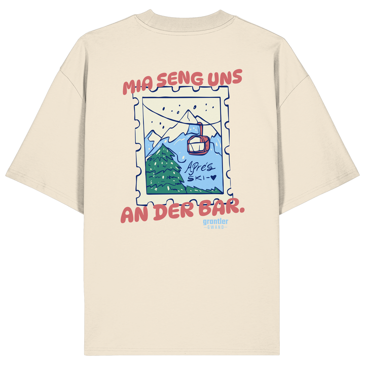 Mia seng uns an der Bar. - Organic Oversize Shirt