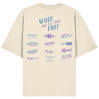 Wuid & Frei - Lila Variante - Backprint - Oversize Shirt