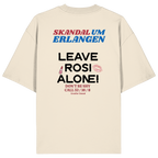 Skandal um Erlangen - helle Variante - Backprint - Oversize Shirt