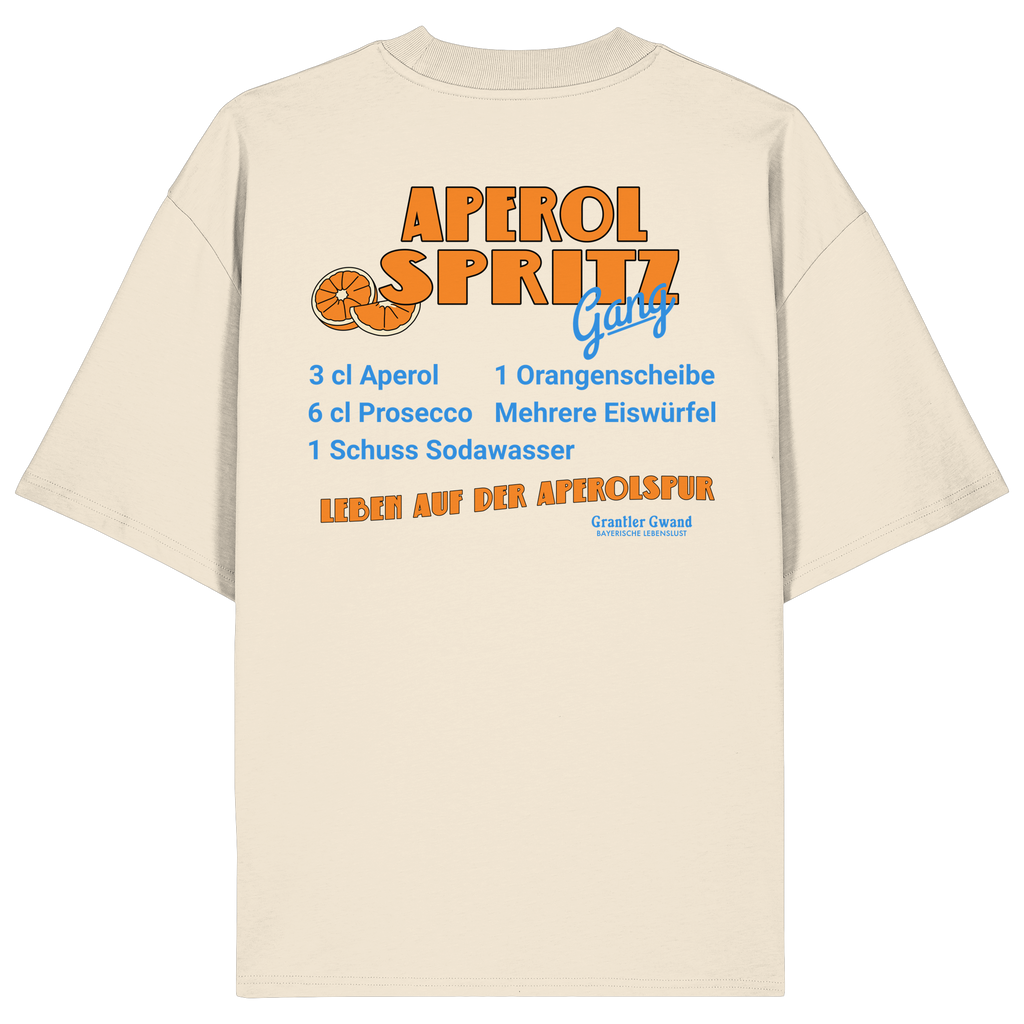 Aperol Spritz Gang - Backprint - Oversize Shirt