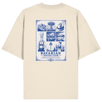 Bavarian Social Club - blaue Variante - Backprint - Oversize Shirt