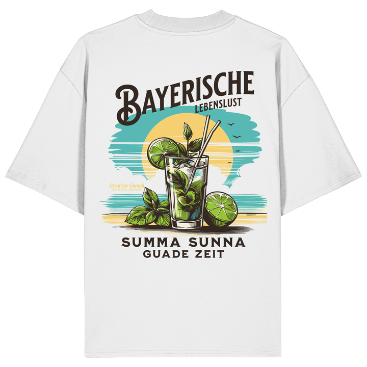 Summa Sunna Guade Zeit - Backprint - Oversize Shirt