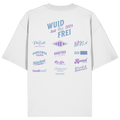 Wuid & Frei - Lila Variante - Backprint - Oversize Shirt