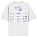 Wuid & Frei - Lila Variante - Backprint - Oversize Shirt