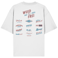 Wuid & Frei-  Rote Variante - Backprint - Oversize Shirt