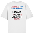 Skandal um Erlangen - helle Variante - Backprint - Oversize Shirt