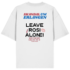 Skandal um Erlangen - helle Variante - Backprint - Oversize Shirt