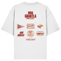Oida Grantla Lifestyle - rote Variante - Backprint - Oversize Shirt