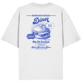 Resis Bavarian Diner - blaue Variante - Backprint - Oversize Shirt
