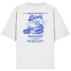Resis Bavarian Diner - blaue Variante - Backprint - Oversize Shirt