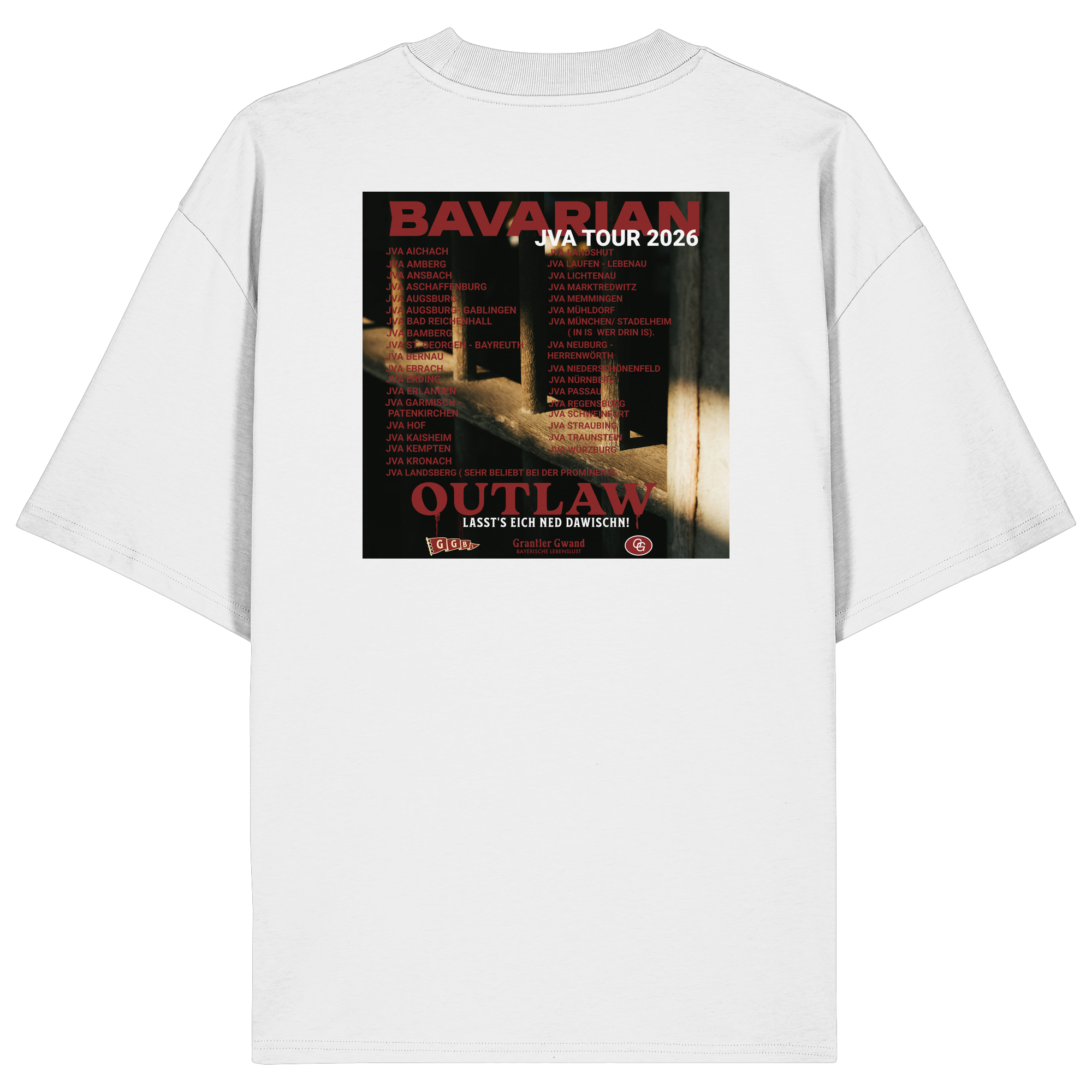 Bavarian Outlaw - Backprint - Oversize Shirt