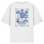 Bavarian Social Club - blaue Variante - Backprint - Oversize Shirt