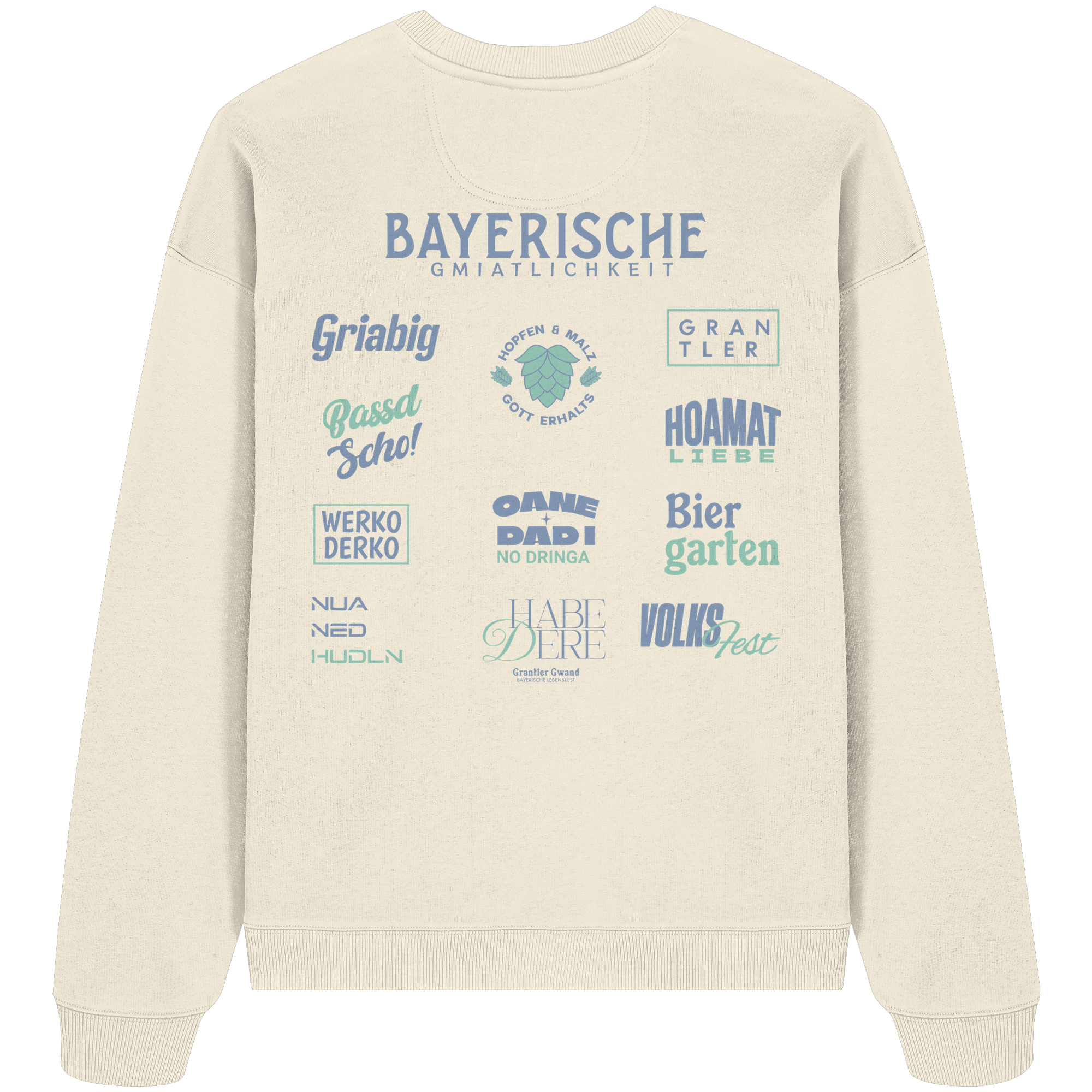 Bayerische Gmiatlichkeit - Oversize Sweatshirt