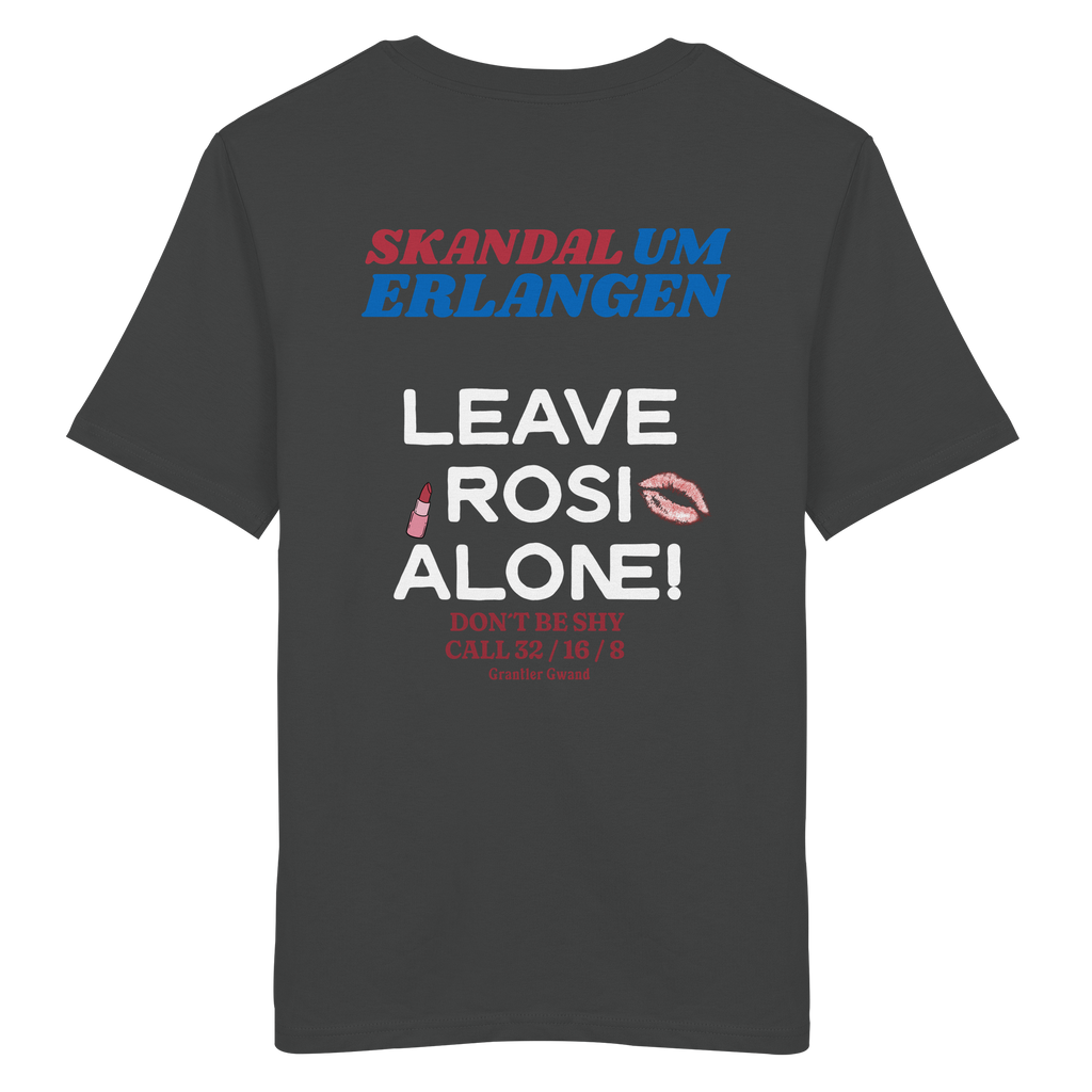 Skandal um Erlangen - dunkle Variante - Backprint - T-Shirt