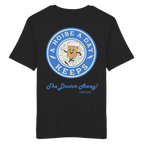 A Hoibe a Day Biermaskottchen - blaue Variante - Backprint - T-Shirt