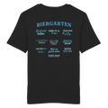 Biergarten Sammlung - blaue Variante - Backprint - T-Shirt