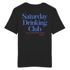 Saturday Drinking Club - Blaue Variante - Backprint - T-Shirt