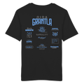 Oida Grantla - blaue Variante - Backprint - T-Shirt