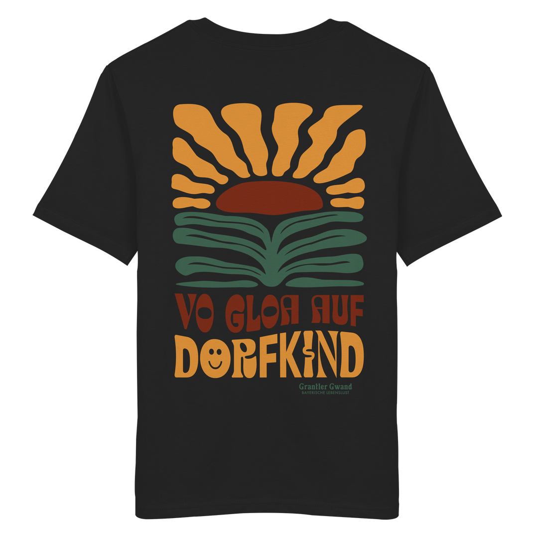 Vo Gloa auf Dorfkind - Backprint - T-Shirt