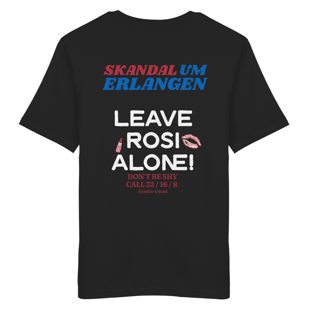 Skandal um Erlangen - dunkle Variante - Backprint - T-Shirt