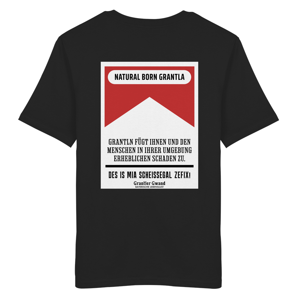 Natural Born Grantla - rote Variante - Backprint - T-Shirt
