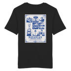 Bavarian Social Club - blaue Variante - Backprint - T-Shirt
