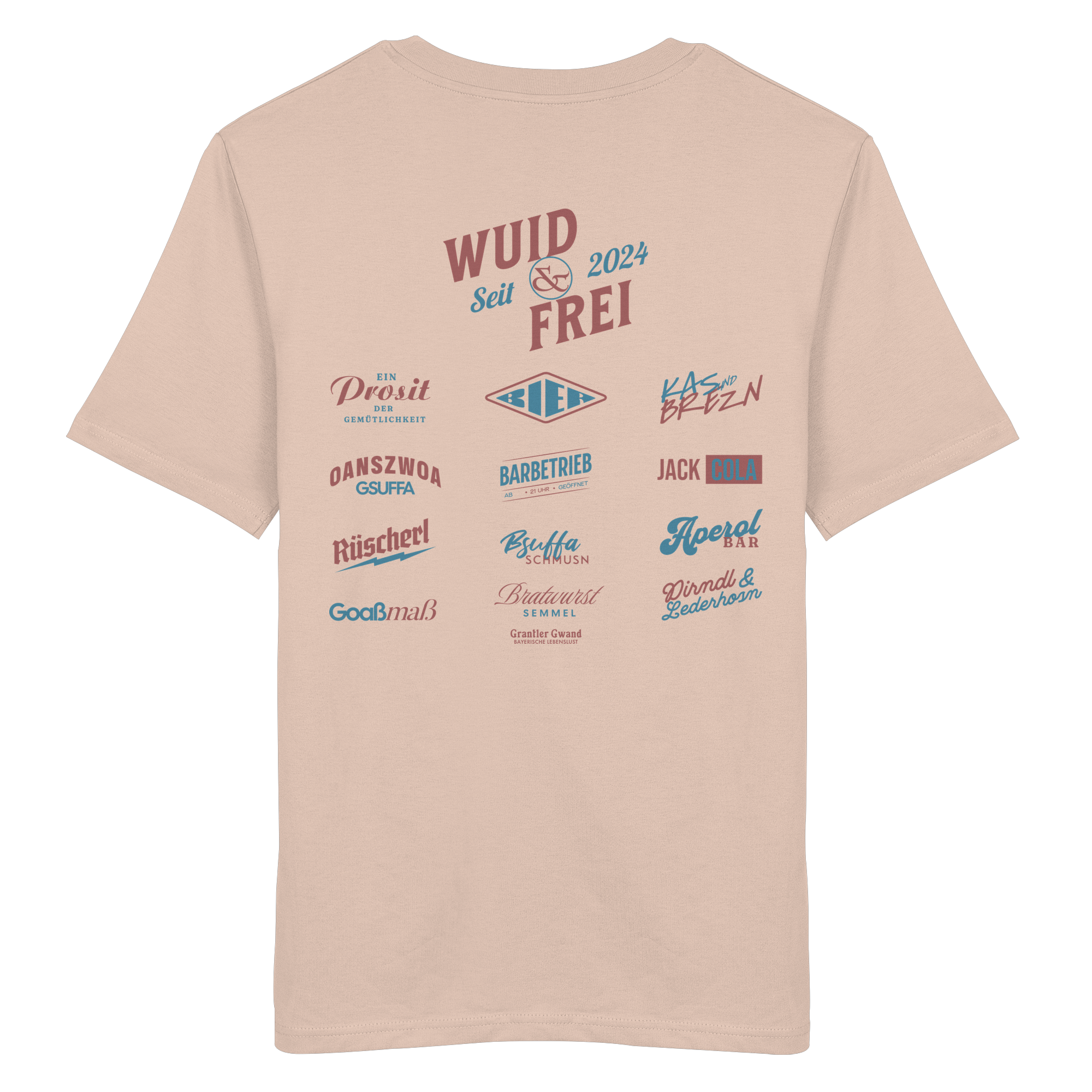 Wuid Und Frei - T-Shirt