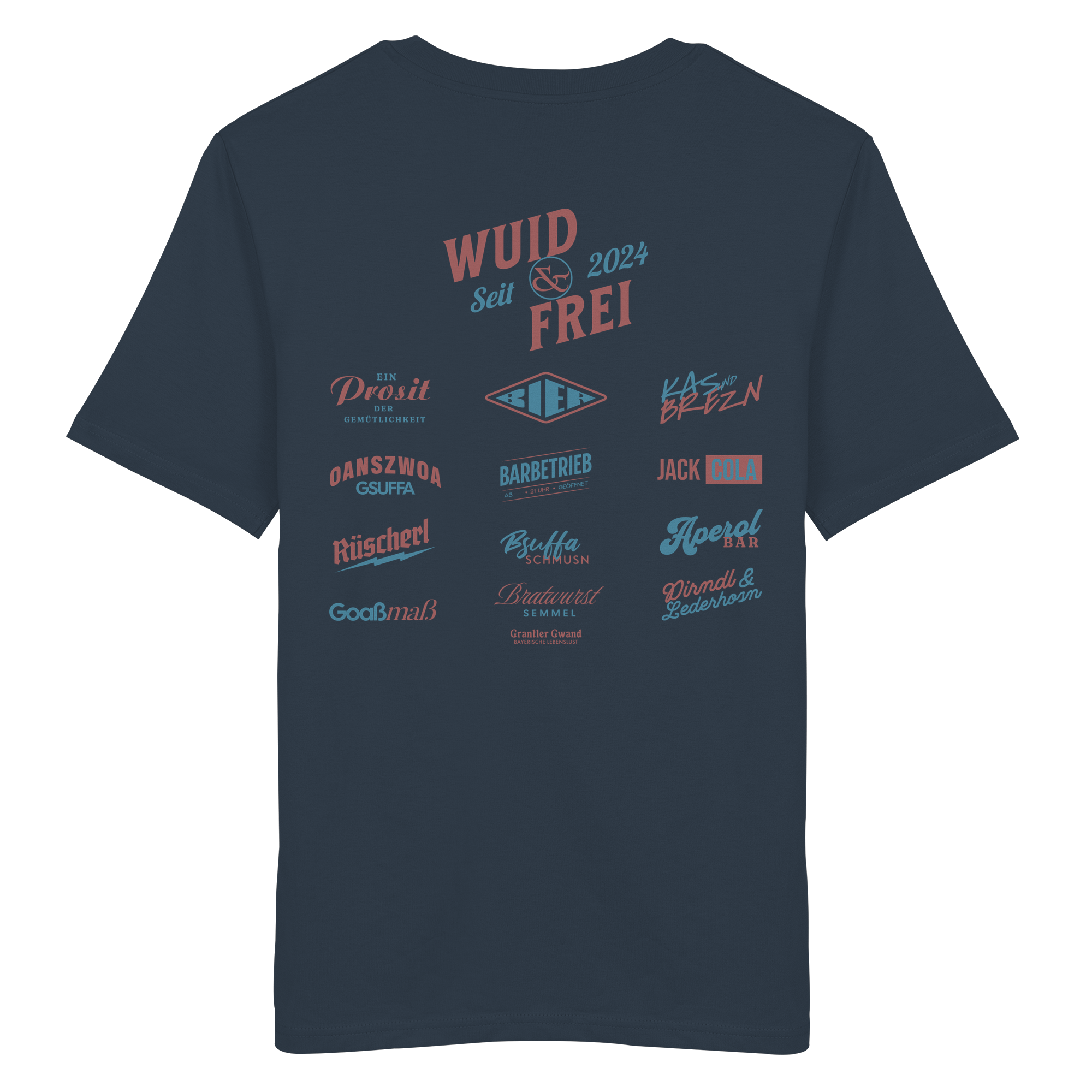 Wuid Und Frei - T-Shirt
